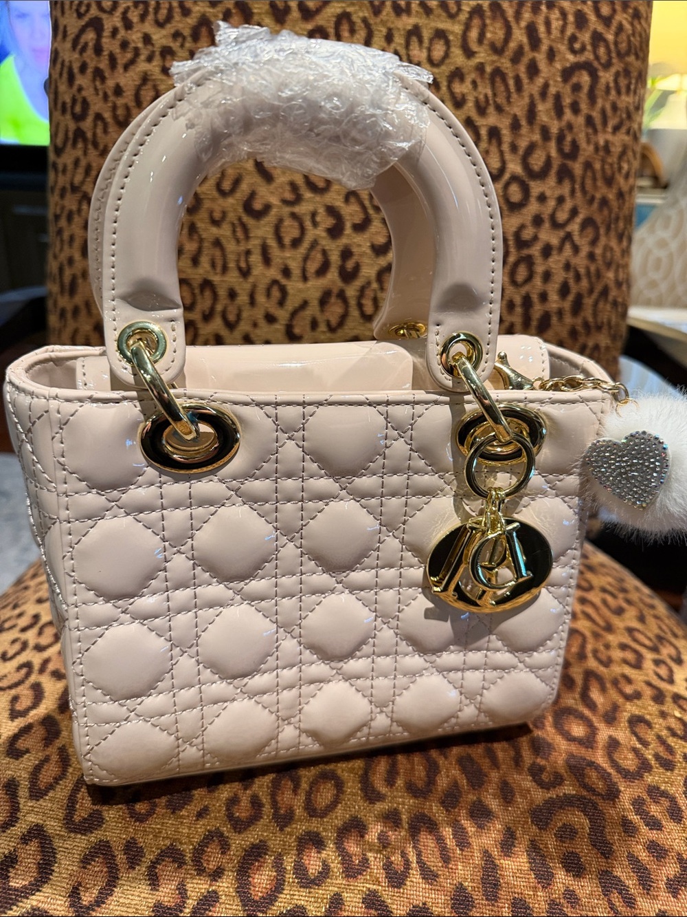 NEW Quilted Vegan Shiny Tote